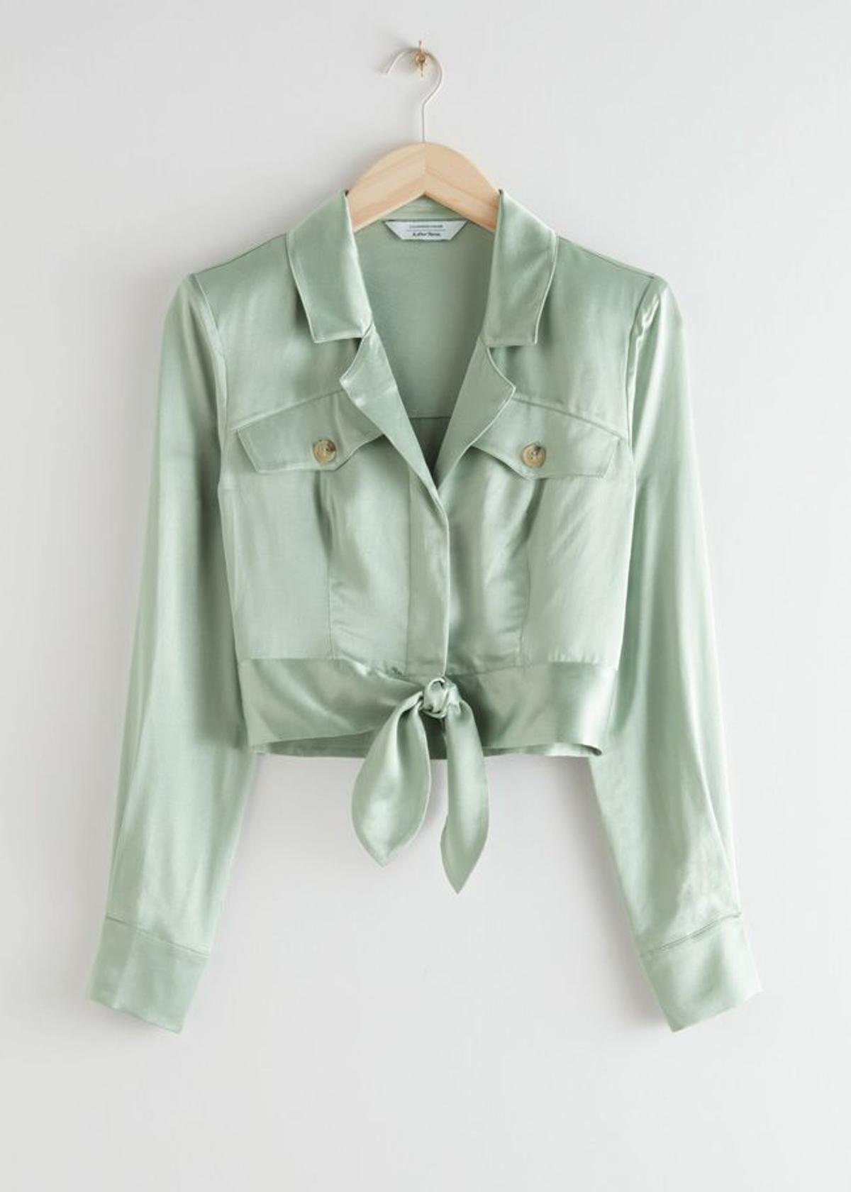 Camisa anudada verde, de &amp; Other Stories