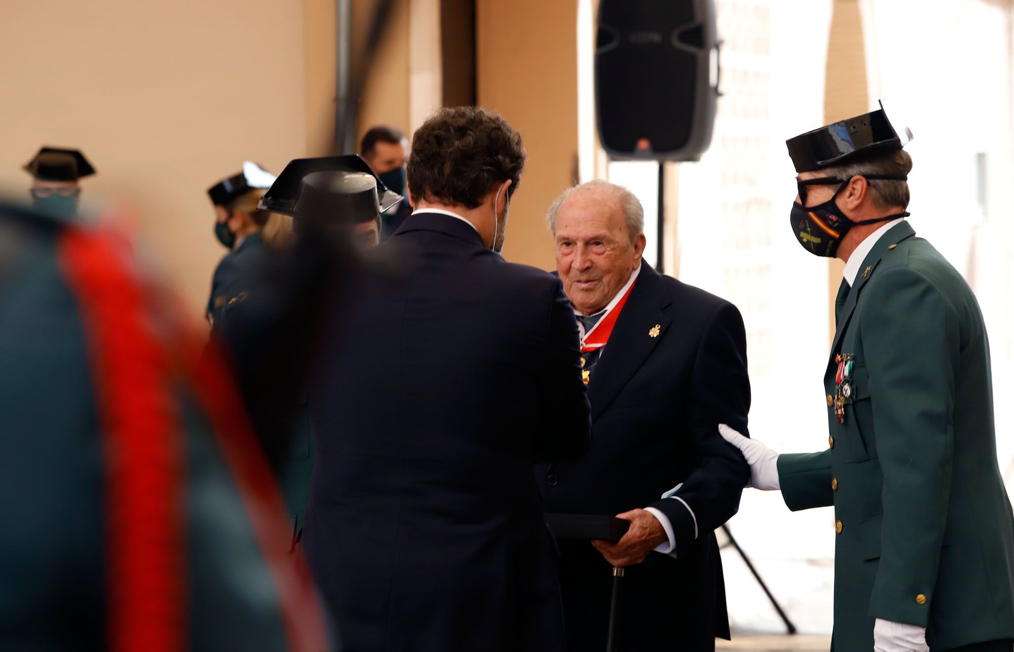 Celebración de la patrona de la Guardia Civil en la Comandancia de Málaga