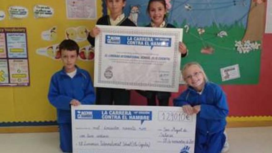 Escolares recaudan 1.290 euros para la lucha contra el hambre