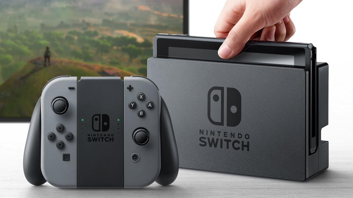 La consola Nintendo Switch.