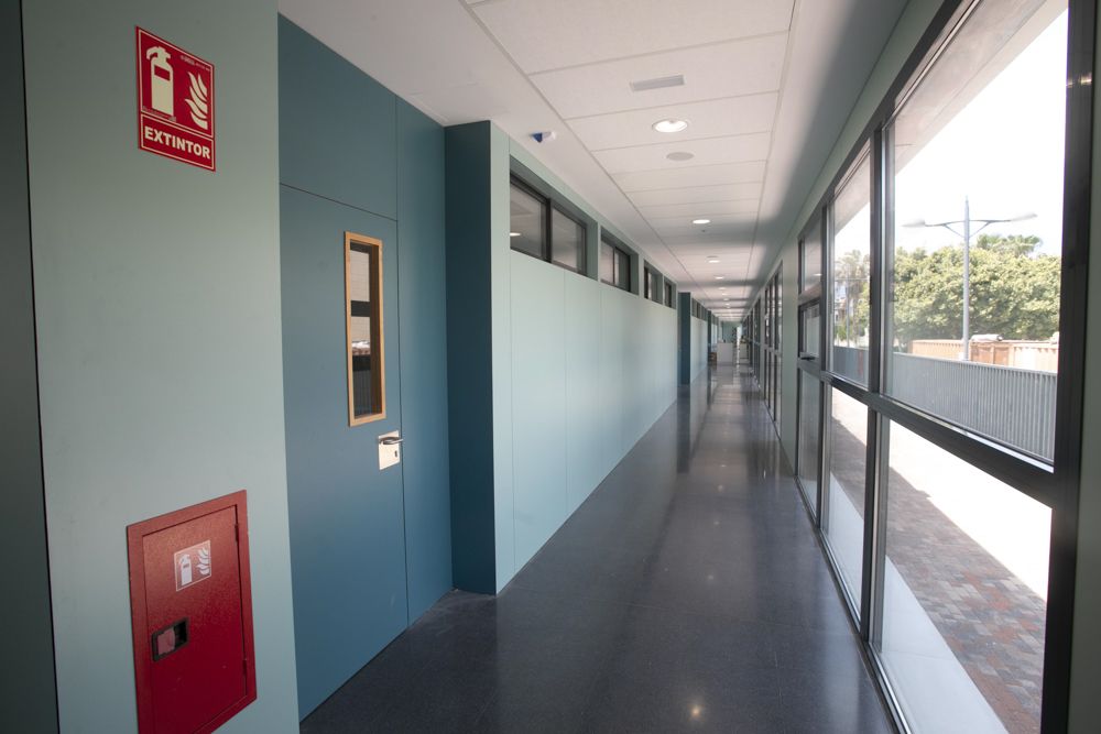Entramos en la ampliación del CEIP Les Palmeres de Canet d'En Berenguer