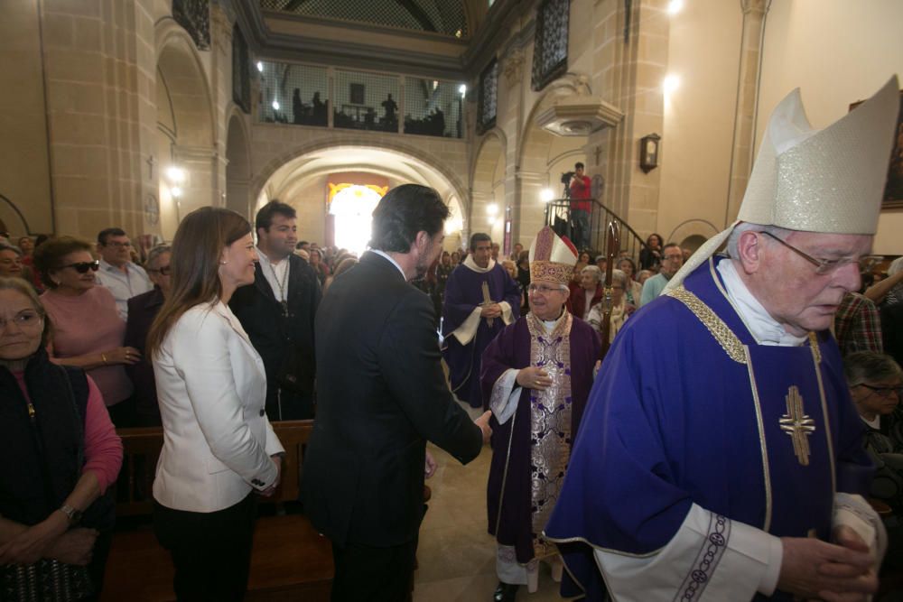 El obispo de la Diócesis de Orihuela-Alicante, Jesús Murgui, ha presidido la Santa Misa Jubilar.