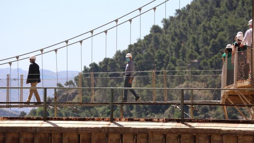 El Caminito del Rey cierra este martes por el calor extremo