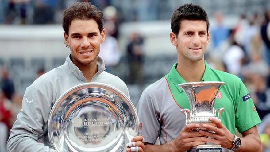 Nadal cede la corona del Foro Itálico a Djokovic