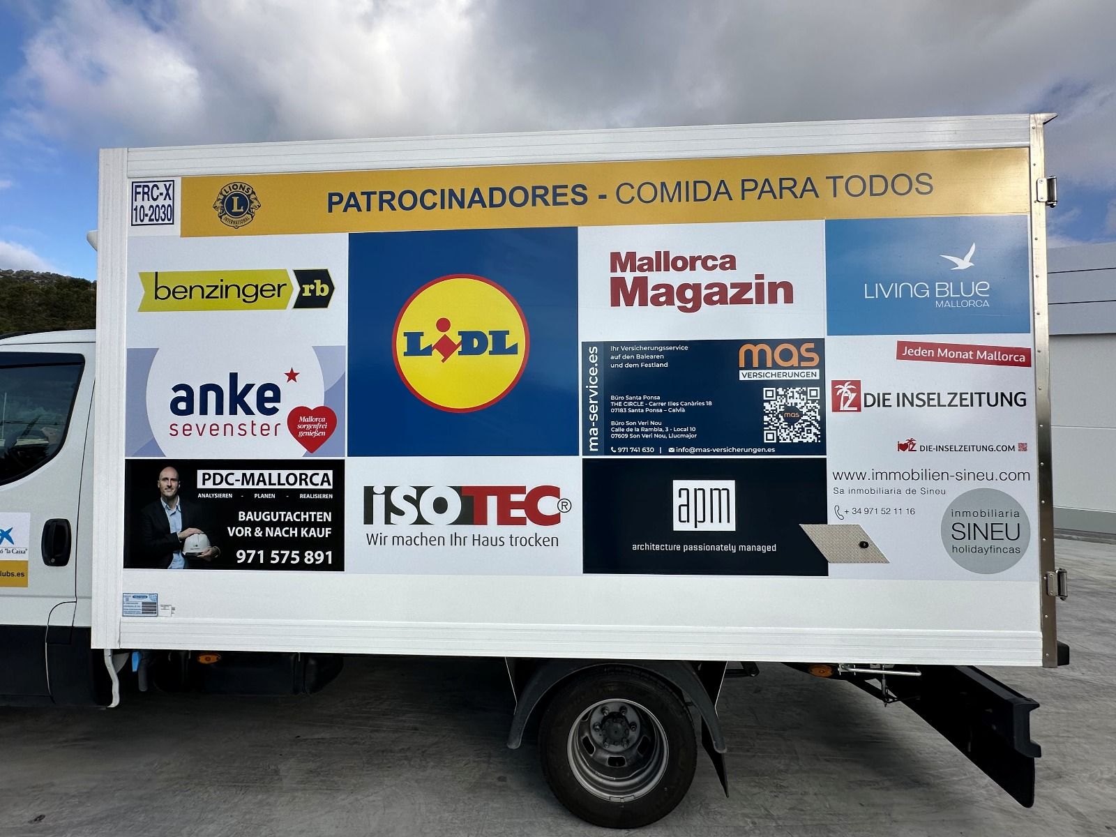 Solidaridad con sello mallorquín-alemán: Lions Club Palma lleva alimento a miles de personas en la isla