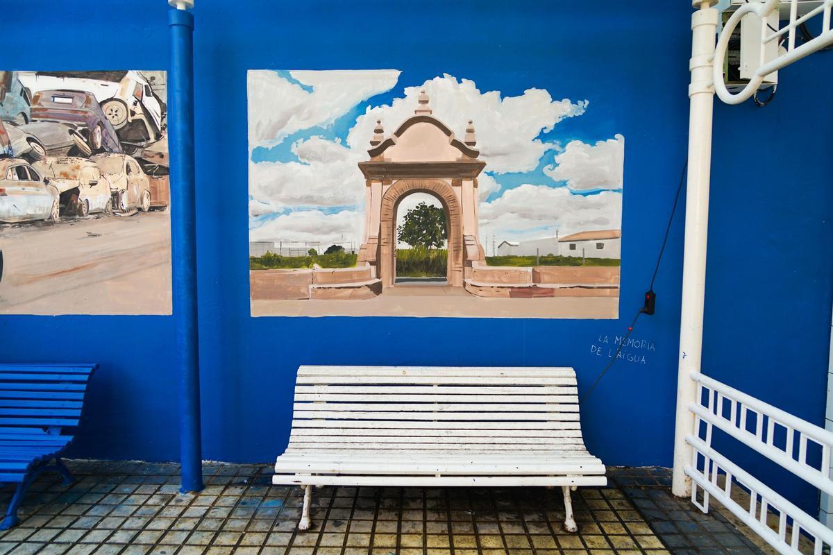 "Llavor de memòria", la última escena del mural de Escif en Benetússer.