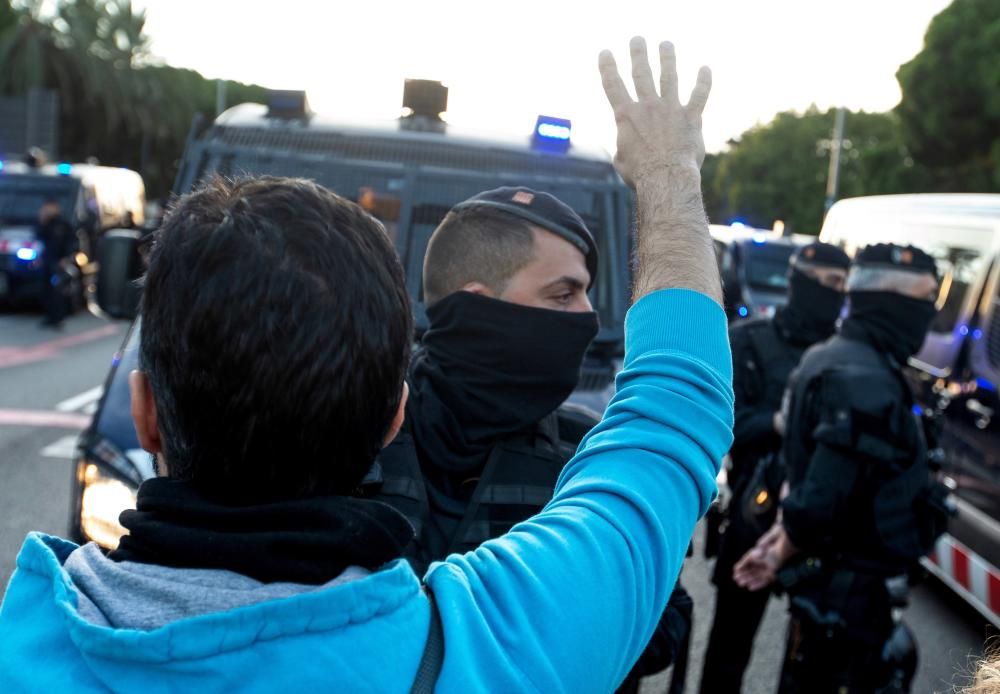 Protestas en los Premios Princesa de Girona