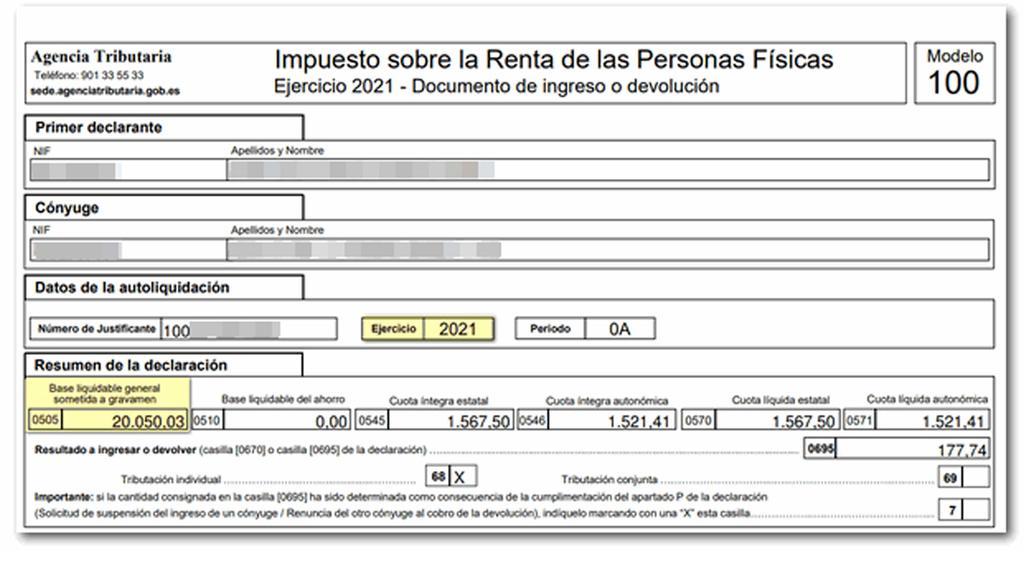 Declaracin de la Renta: qu es la casilla 505 y dnde se encuentra?