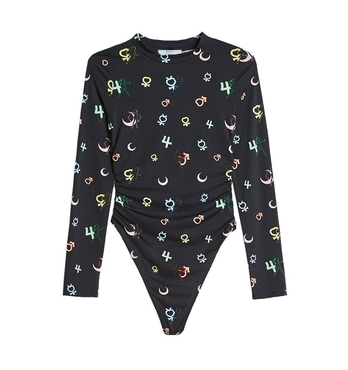 Body estampado de Sailor Moon x Bershka. (Precio: 17,99 euros)