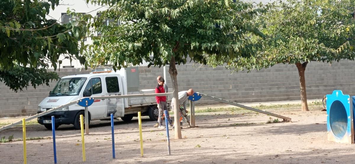 Otro momento de los trabajos.