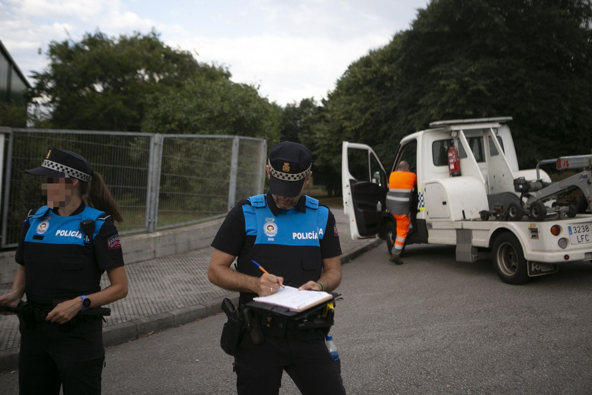 Control de alcoholemia y drogas en Avilés