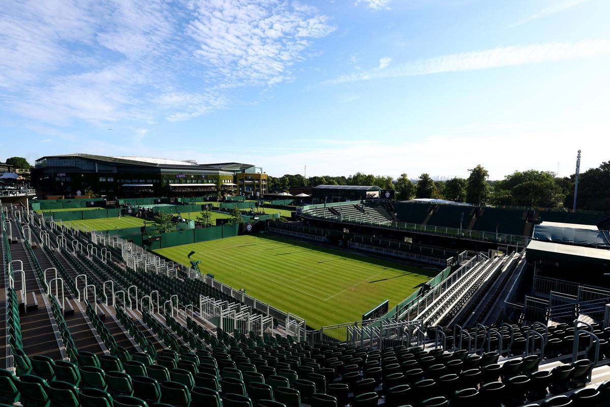 Todo listo en Wimbledon para la gran fiesta del tenis