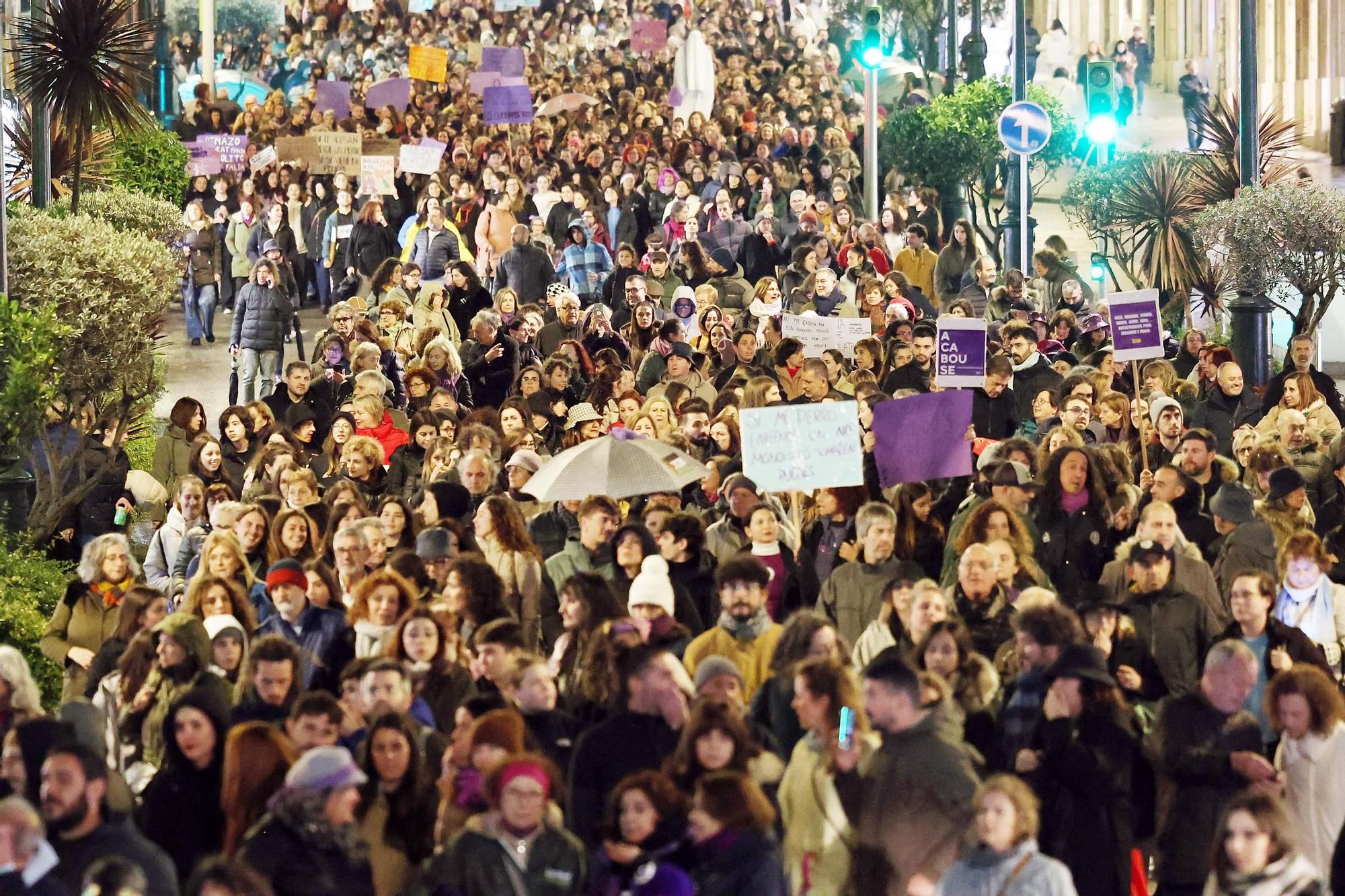 Las imágenes del 8M en Vigo