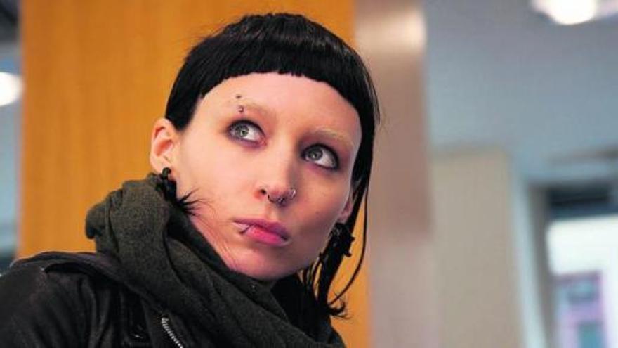 La actriz Rooney Mara, en el papel de Lisbeth Salander. / la opinión