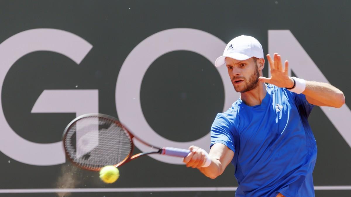 Yannick Hanfmann, en su partido contra Murray