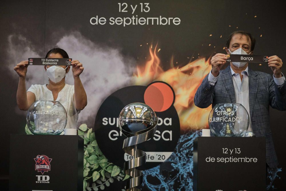 El Cabildo de Tenerife acogió la presentación y sorteo de la Supercopa Endesa 2020