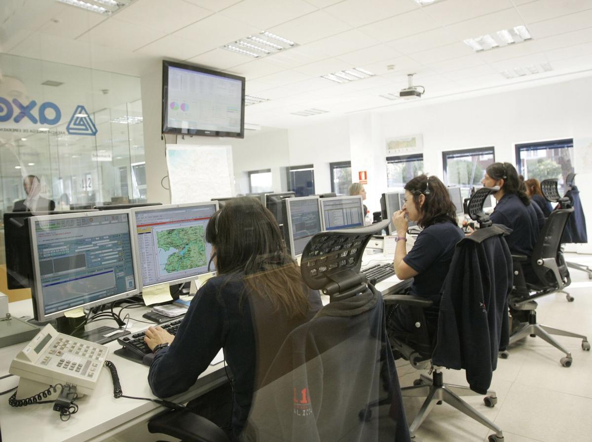 Sala de la sede del 112 Galicia.