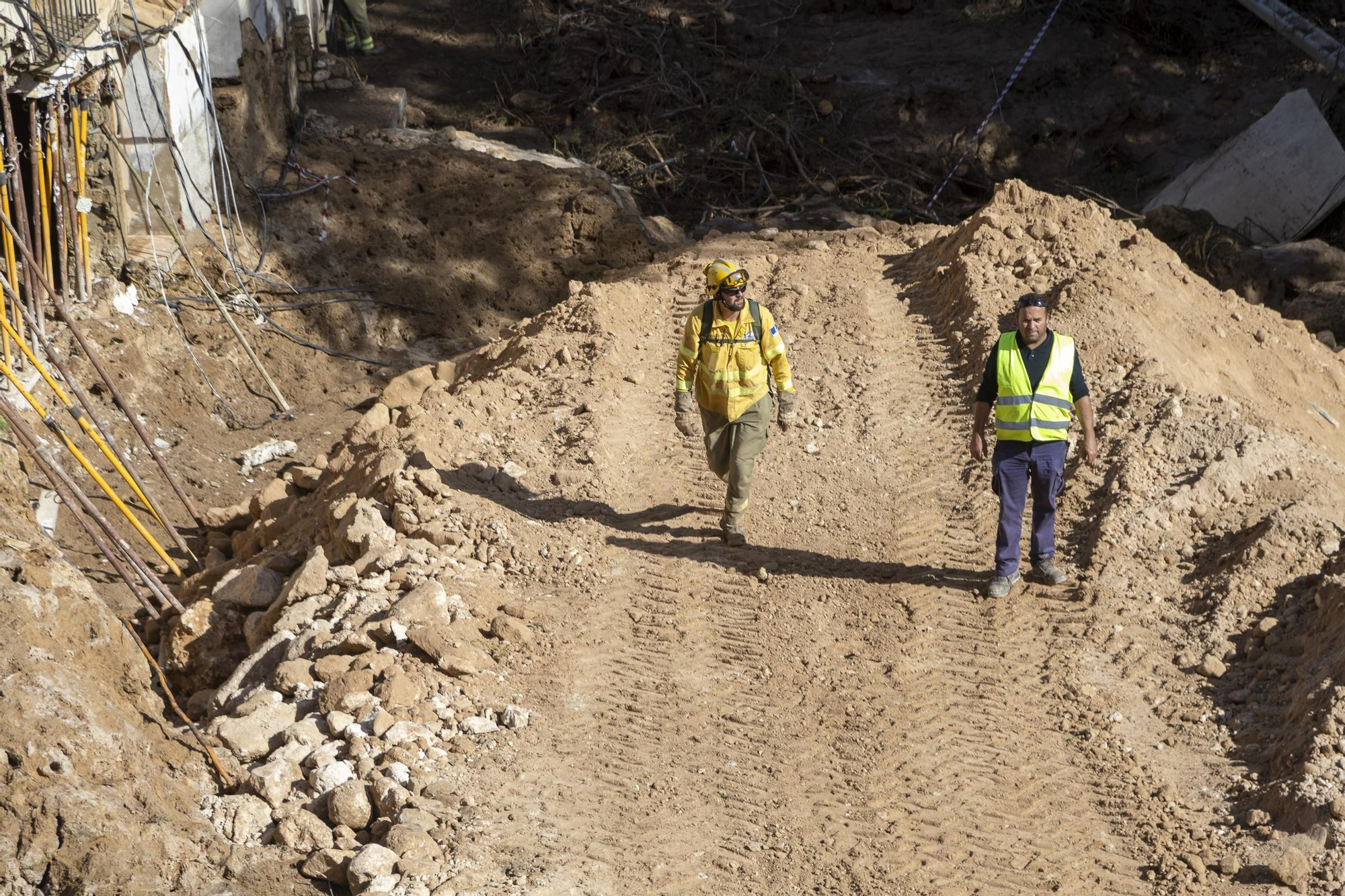 El pueblo de Letur sigue devastado este jueves  tras las fuertes inundaciones