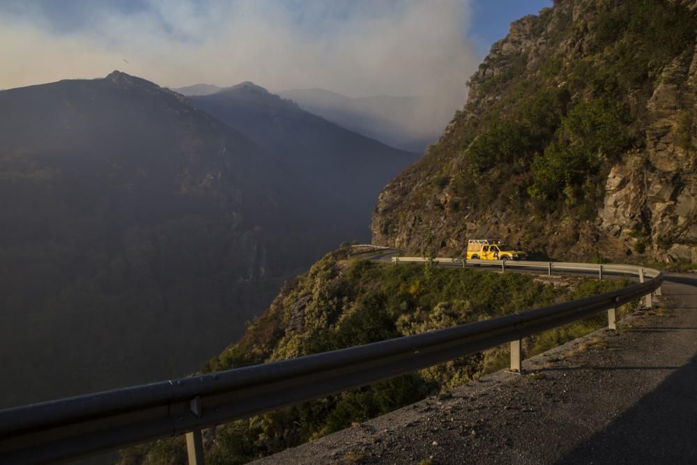 Indendios en Asturias.