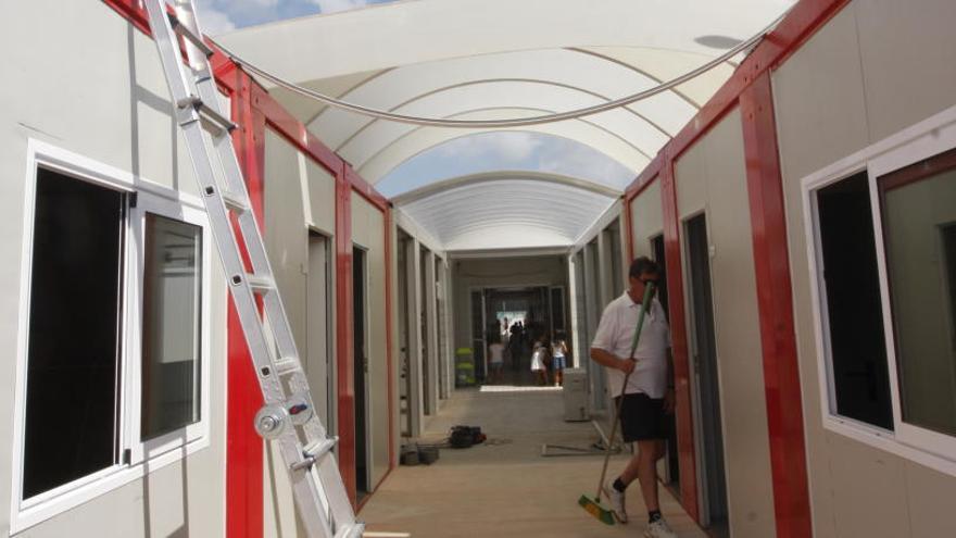 Ibiza tendrá este curso 19 aulas en barracones, dos más que el año pasado