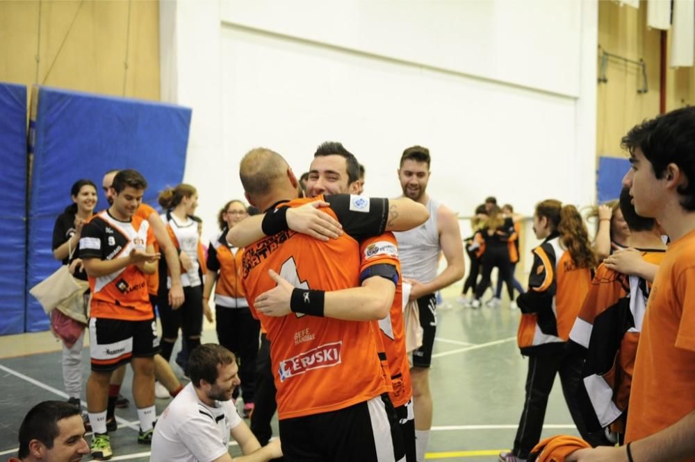 Balonmano: El CAB Cartagena, campeón de Segunda