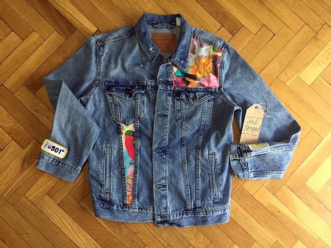 La chaqueta vaquera de Joel Bosqued personalizada por Levis