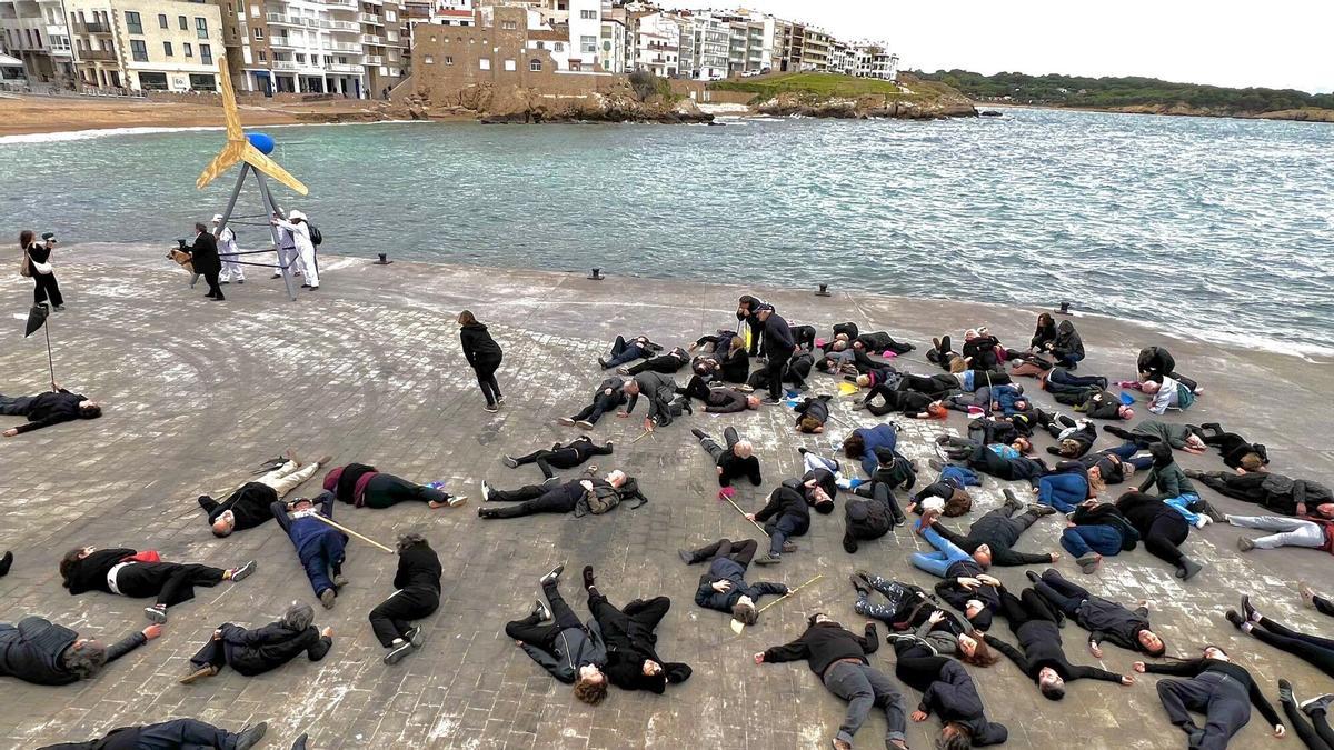 Imatge d'arxiu d'una manifestació a l'Escala contra el Plemcat.