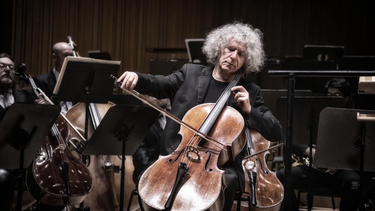 Isserlis, en el concierto.