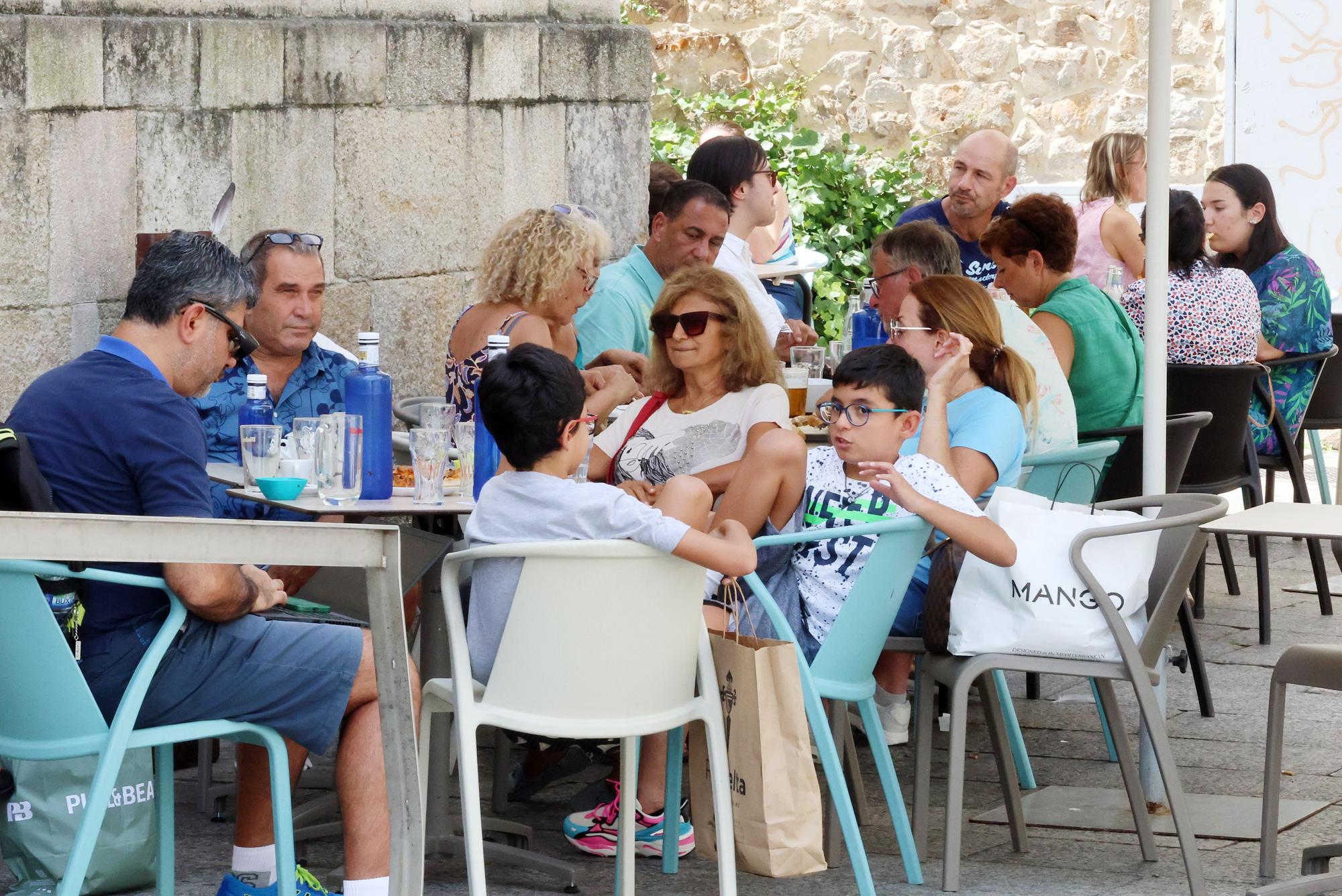 Vigo se derrite con el día más tórrido del verano