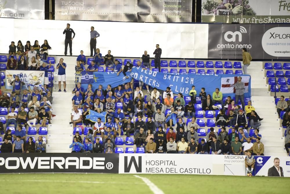 El partido entre el Murcia y el Oviedo, en imágenes