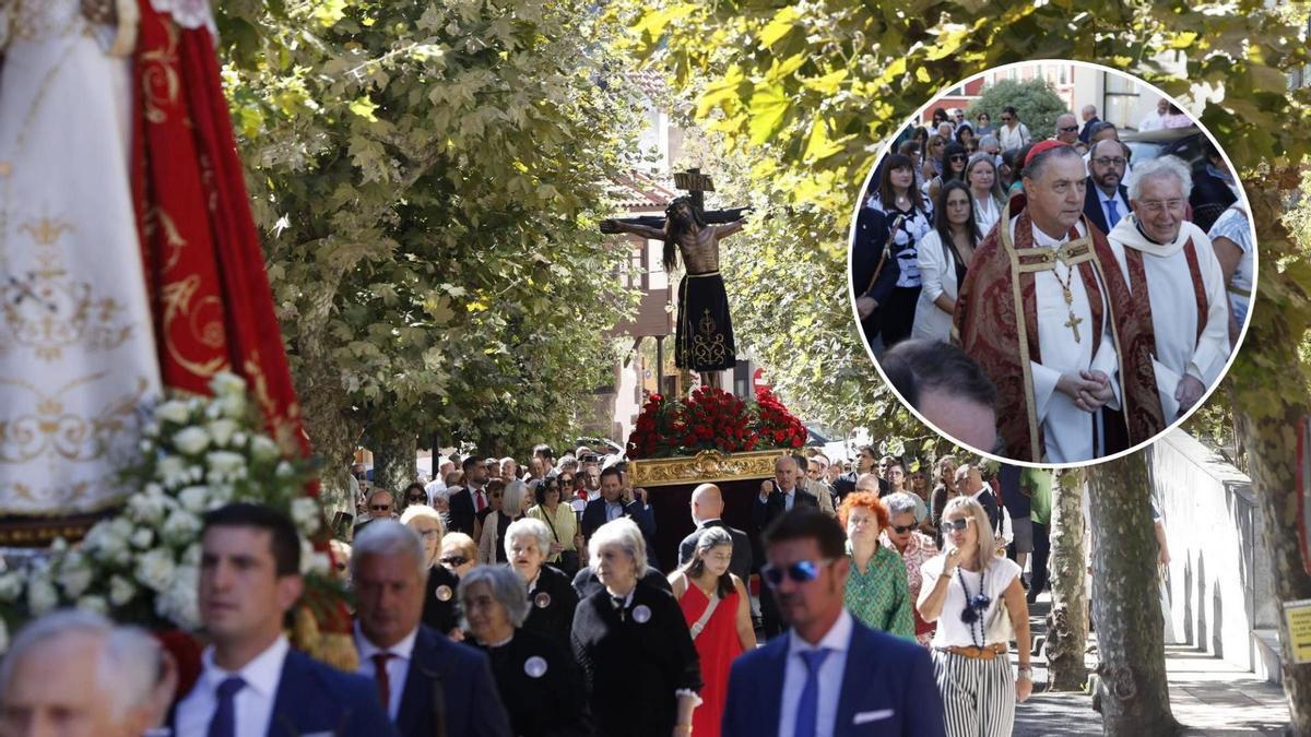 Artime llama a "conservar la fe y la devoción" al Cristo de Candás en una multitudinaria jornada festiva