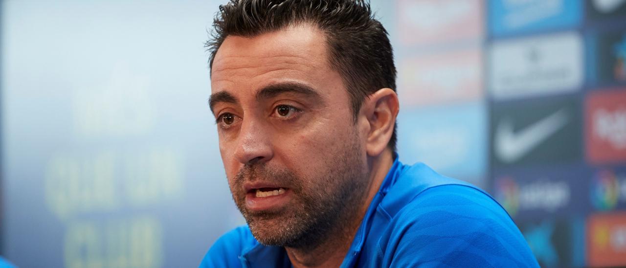 Xavi Hernández, entrenador del FC Barcelona.