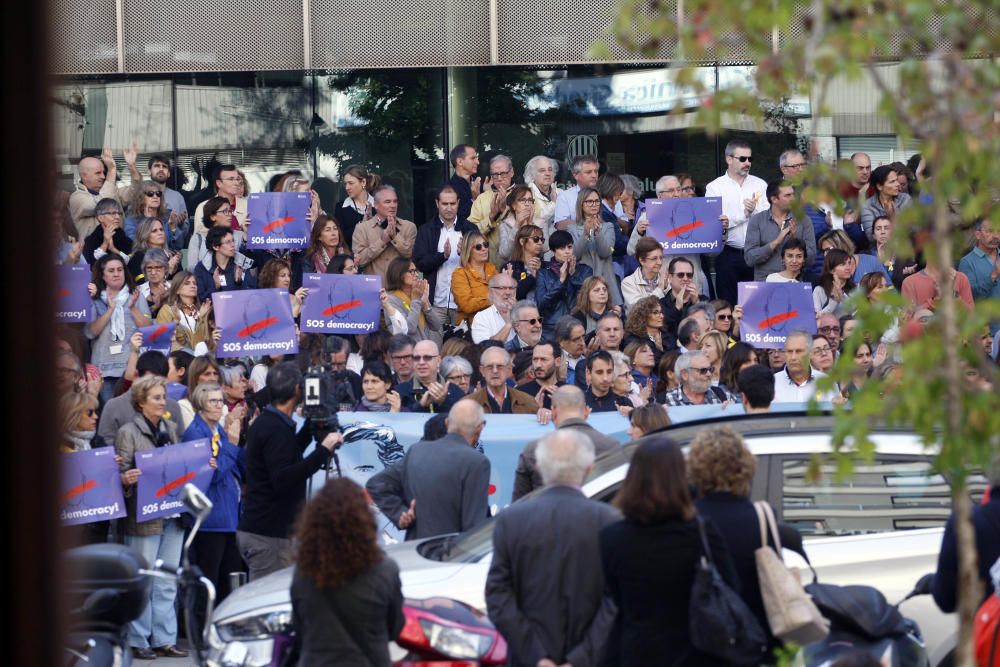 Protesta dels treballadors de la Generalitat a Girona