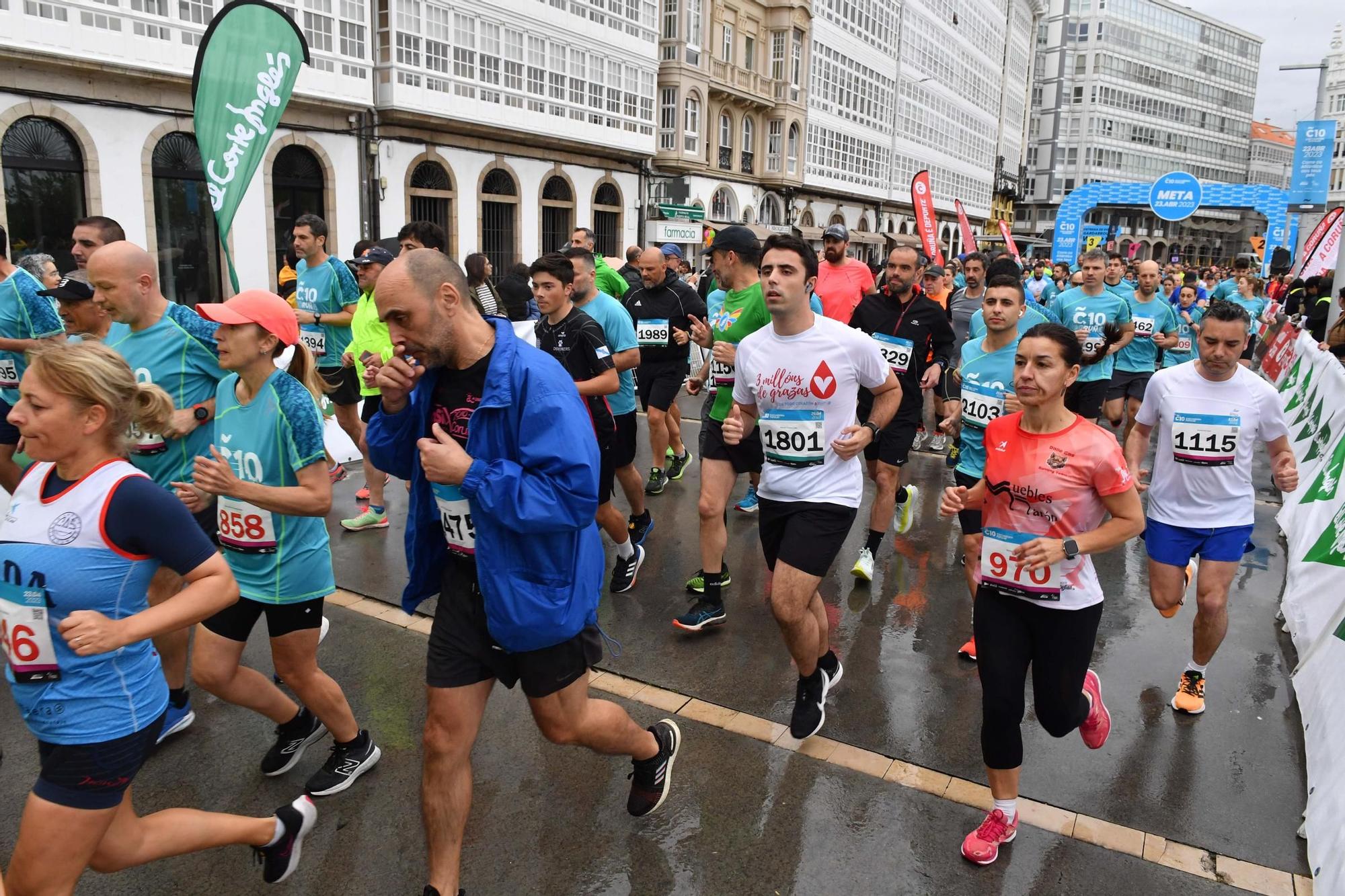 Carrera popular Coruña10: 2.186 corredores cruzaron la línea de meta