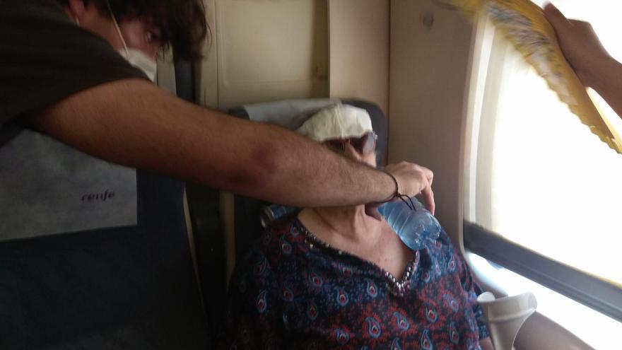 Una pasajera del tren que une Extremadura con Madrid sufre un golpe de calor