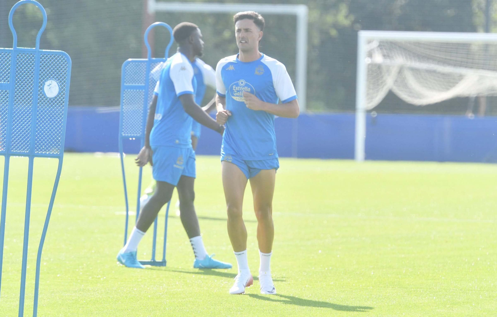 Primer entrenamiento bajo las órdenes de Antonio Hidalgo