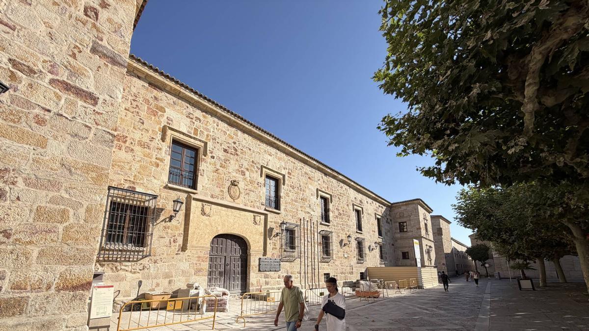 Obras del Parador de turismo de Zamora