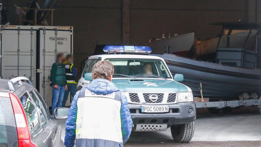 Los detenidos en la “macrooperación” de narcolanchas pasan a disposición judicial en Vigo