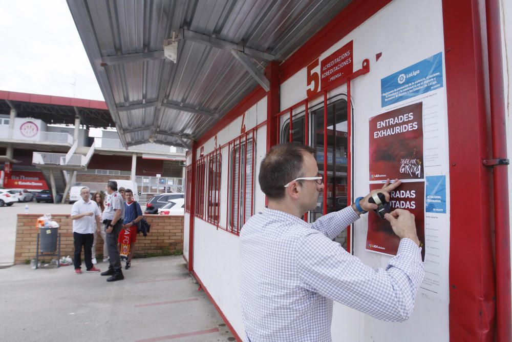 Cues a Montilivi per aconseguir les últimes entrades del Girona-Osasuna