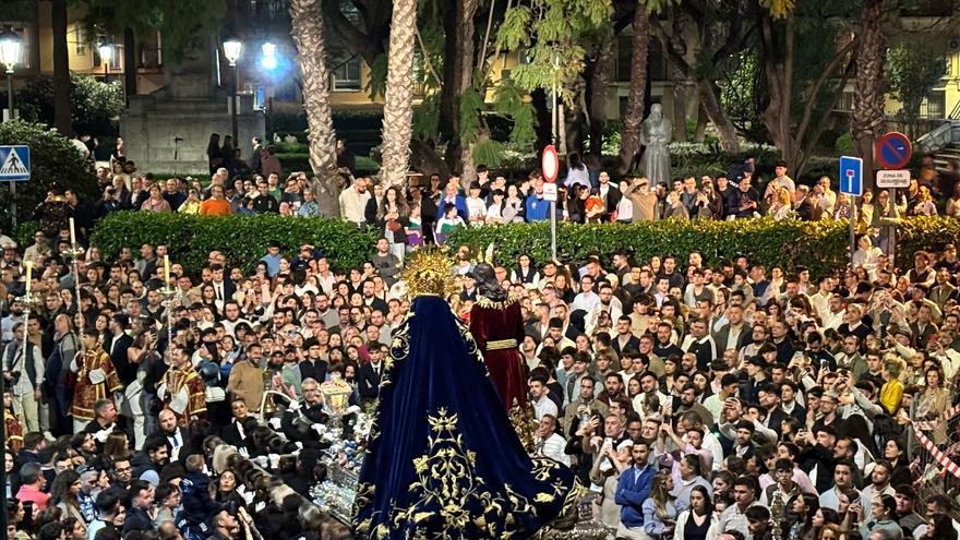 Encuentro de la Virgen de Consolación y Lágrimas con la Piedad ante la capilla de La Cruz del Molinillo