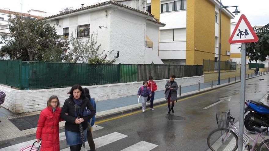 Colegio en el que trabajaba el detenido.