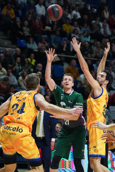 Partido del Unicaja - Gran Canaria Herbalife en el Martín Carpena.