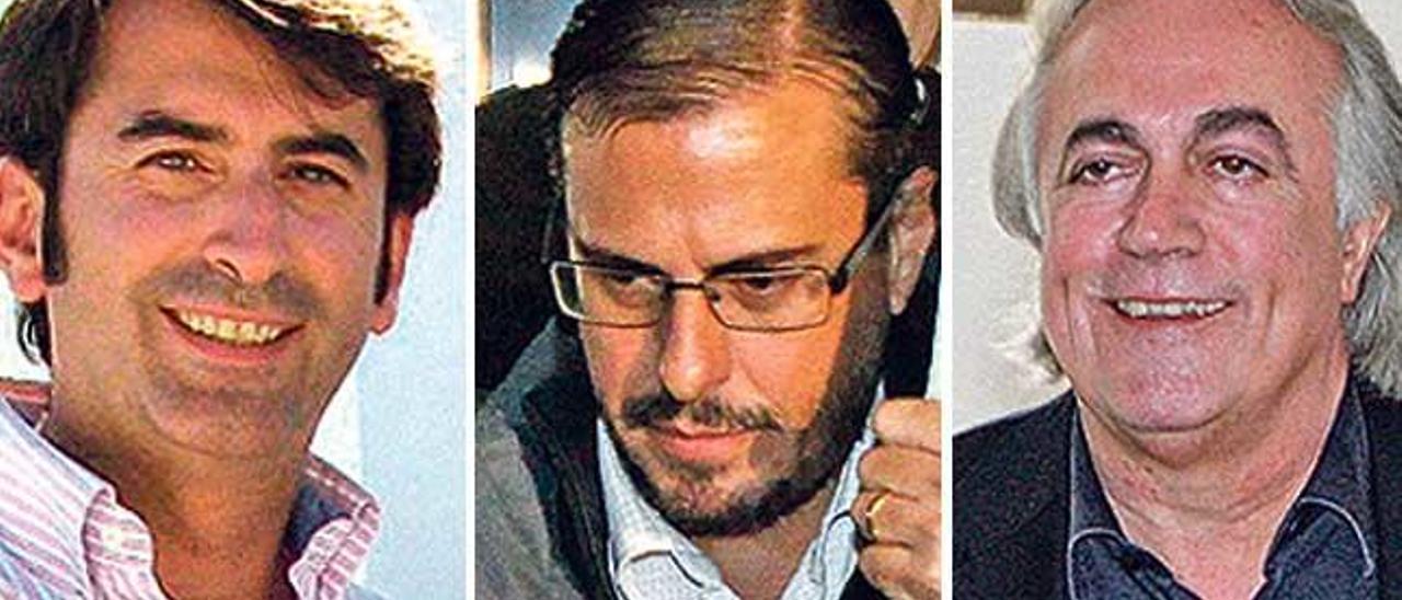 Gonzalo Bernal, Miquel Àngel Bonet y Juan Carlos Alía.