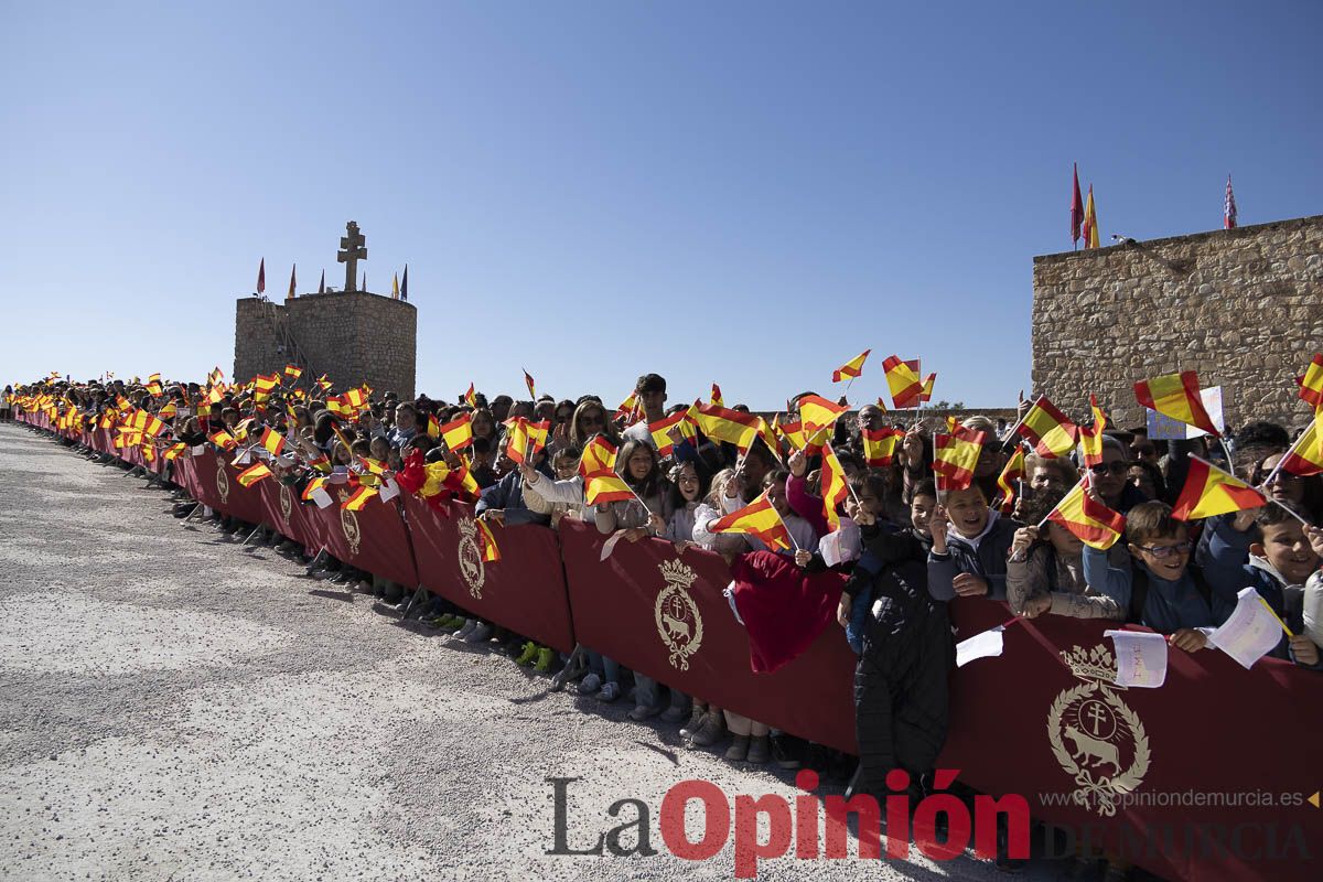 Visita de los reyes de España a Caravaca (explanada de la Basílica)