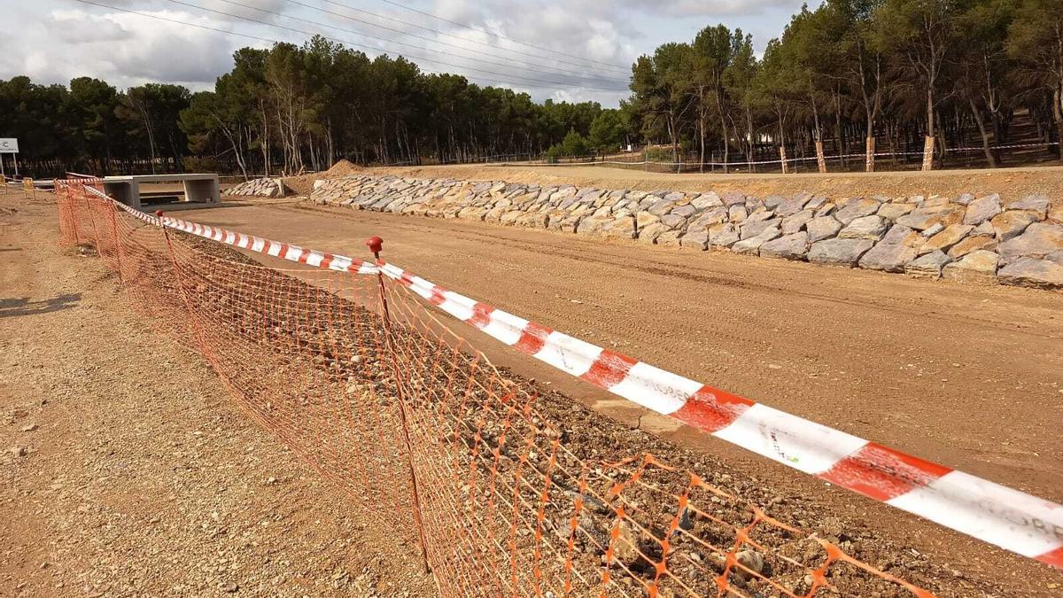 Nuevo canal perimetral para aliviar las lluvias torrenciales en el Barranco de la Muerte de Zaragoza.