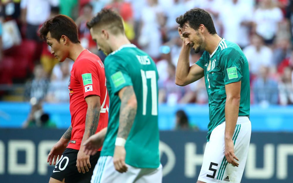 Alemania, eliminada del Mundial tras perder con Corea del Sur