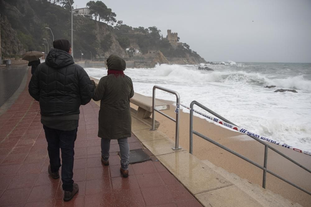 Temporal a Lloret i Blanes.