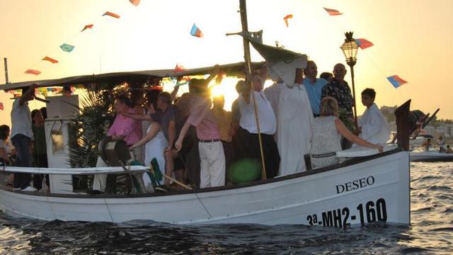 Procesión de la Virgen del Carmen.