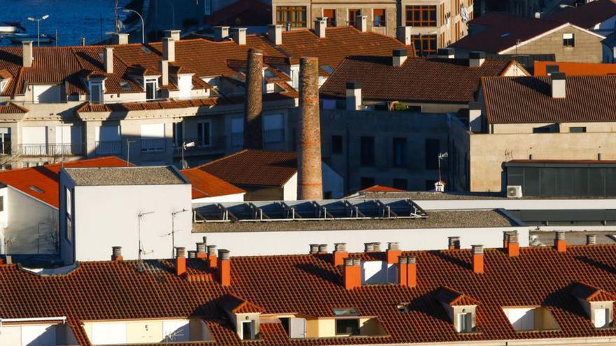 Vista de A Illa de Arousa.