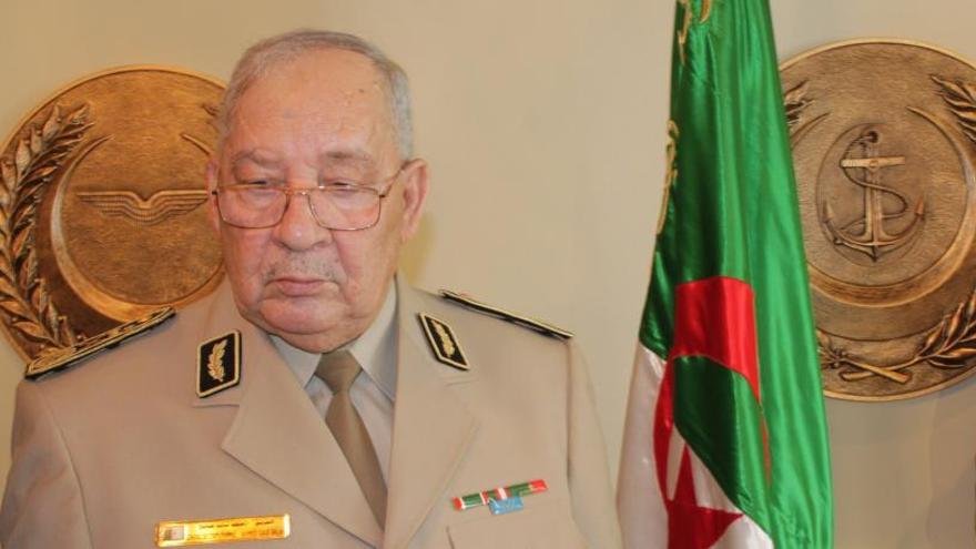 El teniente general Ahmed Gaid Salá.